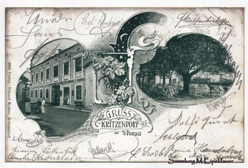 Kritzendorf Zum braunen Hirschen 1901